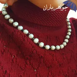 سینه ریز مروارید و یاقوت گارنت اصل S3009