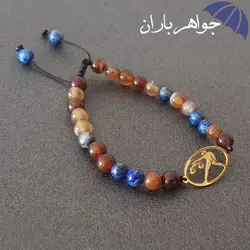 دستبند سنگی نماد ماه مهر D3055