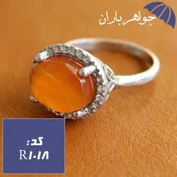 انگشتر عقیق یمنی زنانه کد R_1018