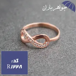 انگشتر نقره رزگلد طرح بی نهایت کد R_1228