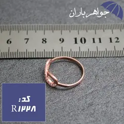 انگشتر نقره رزگلد طرح بی نهایت کد R_1228