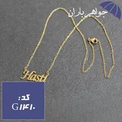 پلاک اسم هستی همراه با زنجیر کد G_1410