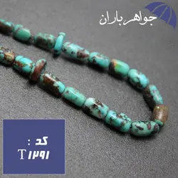 تسبیح فیروزه نیشابوری 33 دانه اصل تراش هلی کد T_1291