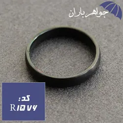 حلقه استیل مشکی اسپرت کد R_1576