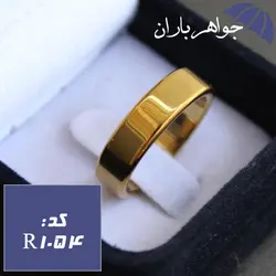 حلقه حدید طلایی کد R_1054