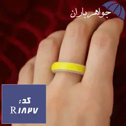 حلقه عقیق شفاف شب نما کد R_1827