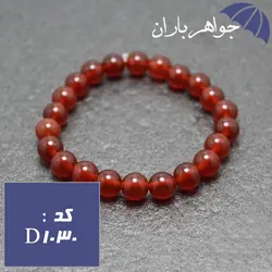 دستبند عقیق قرمز خوشرنگ کد D_1030