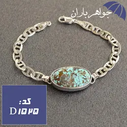 دستبند فیروزه نیشابوری شجری اصل مردانه فاخر کد D_1525