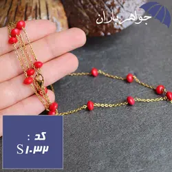 سینه ریز مرجان قرمز اصل زنانه کد S_1032