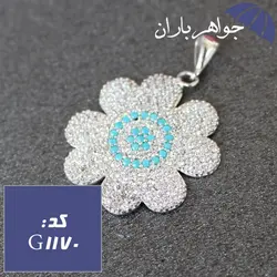 گردنبند نقره زنانه مدل گل کد G_1170