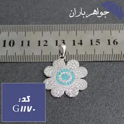 گردنبند نقره زنانه مدل گل کد G_1170