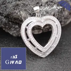 گردنبند نقره مدل قلب کد G_1685