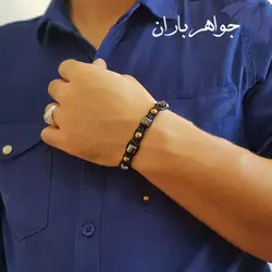 دستبند حدید اصل اسپرت طرح بافت D3071