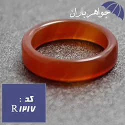 حلقه عقیق قرمز کد R_1217