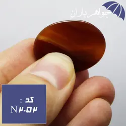 نگین عقیق سلیمانی اصل خوشرنگ حکاکی و من یتق الله کد N_2052