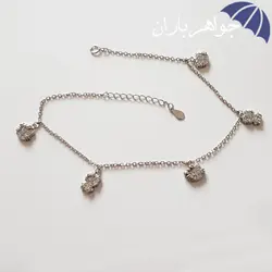 پابند نقره زنانه طرح کیتی P3000