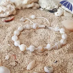 دستبند صدف باباقوری اصل طرح بافت D3099