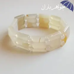 دستبند عقیق نباتی اصل درشت D3101