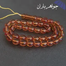 تسبیح سندلوس عسلی آلمانی درشت کد T_1287