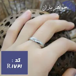 حلقه استیل سفید کد R_1721