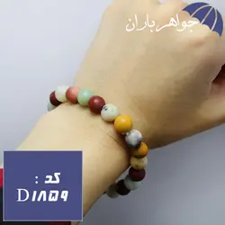 دستبند آمازونیت و موکائیت اصل خوشرنگ کد D_1859