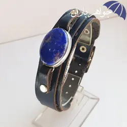 دستبند چرمی لاجورد افغانی اصل D3127