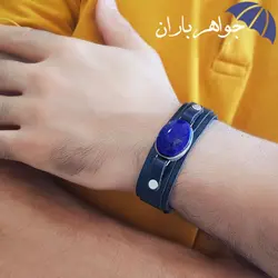دستبند چرمی لاجورد افغانی اصل D3127