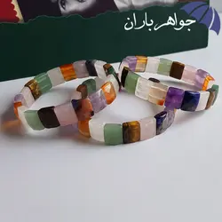 دستبند چند جواهر سنگ درمانی کد 10006