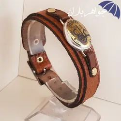 دستبند حدید طلایی عین علی و هفت جلاله کد D_1647