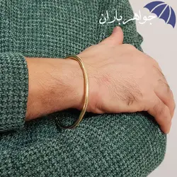 دستبند خلخال برنجی تراش دار کد D_1618