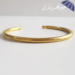 دستبند خلخال برنجی تراش دار کد D_1618