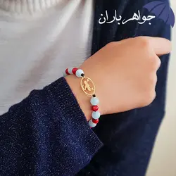 دستبند سنگ و نماد ماه تولد آبان کد D_1222