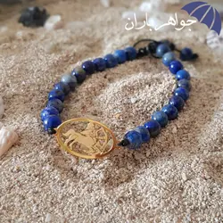 دستبند سنگ و نماد ماه تولد آذر کد D_1223