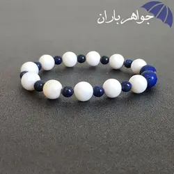 دستبند صدف و لاجورد اصل اسپرت D3005