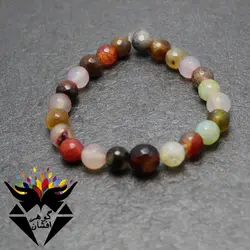 دستبند عقیق خوشرنگ دخترانه کد D_1473