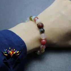 دستبند عقیق خوشرنگ دخترانه کد D_1473