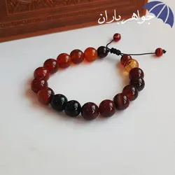 دستبند عقیق سلیمانی اصل اسپرت کد D_1016B