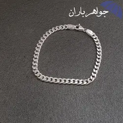 دستبند نقره طرح کارتیر D3017