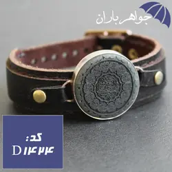 دستبند یشم اصل حکاکی صلوات و 14 معصوم کد D_1424