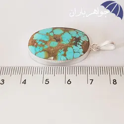 گردنبند فیروزه نیشابوری شجری اصل دور ساده G3009