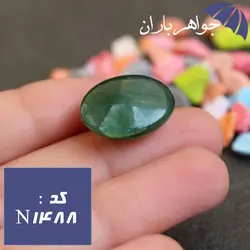 نگین یشم هندی خوش نقش درشت کد N_1488