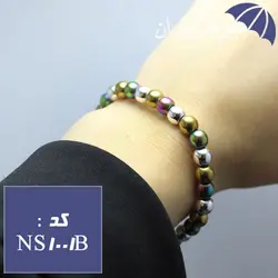 نیم ست حدید با آویز حدید عین علی و هفت جلاله و ستاره سلیمان و آیت الکرسی کد NS_1001B