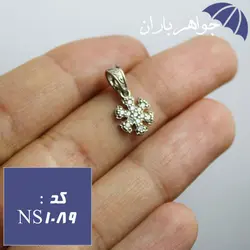 نیم ست نقره دخترانه طرح برف کد NS_1089