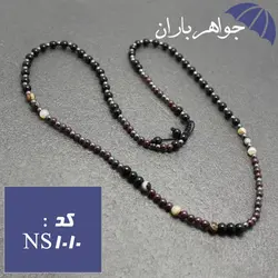 نیم ست یاقوت گارنت و حدید و عقیق اسپرت کد NS_1010