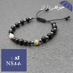 نیم ست یاقوت گارنت و حدید و عقیق اسپرت کد NS_1010