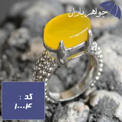 انگشتر عقیق شرف الشمس زنانه کد 10004