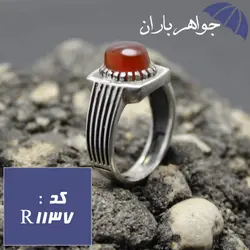 انگشتر عقیق یمنی اصل خوشرنگ کد R_1137