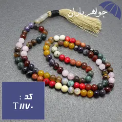 تسبیح چندجواهر 101 دانه سنگ درمانی کد T_1170