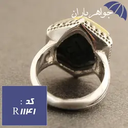 انگشتر حدید ستاره سلیمان و عین علی کد R_1141