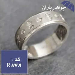 حلقه نقره ست با روکش رودیوم کد R_1168
